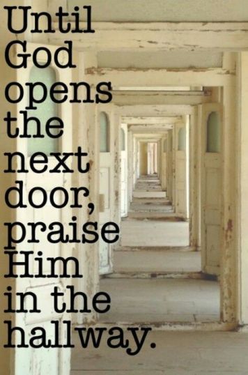 Praise in the hallway